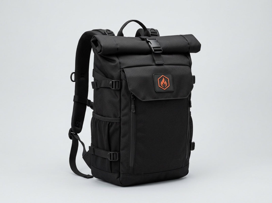Rucksack mit einem PVC-Patch