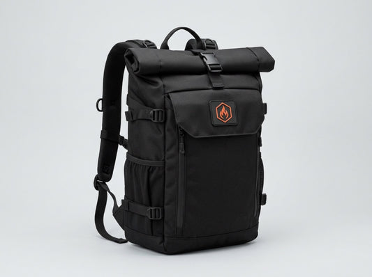 Rucksack mit einem PVC-Patch