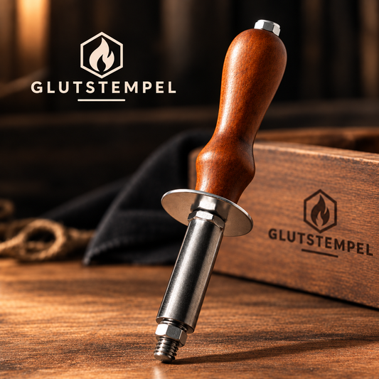 Glutstempel Signatur-Holzgriff M6 – Ergonomisches Redesign 2026 mit Edelstahl-Hitzeschild