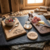 Alpin Vesper- & Brotzeitbrettl (Wildeiche) – Edles Holz zum Branden
