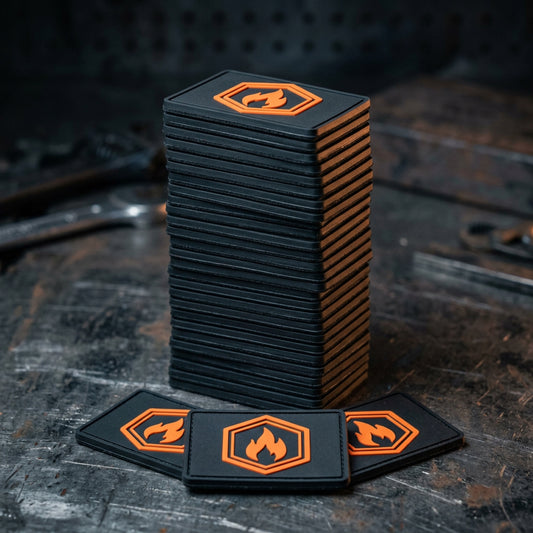 Großauflage individueller PVC-Patches ab 50 Stück für Firmen, Behörden und Vereine