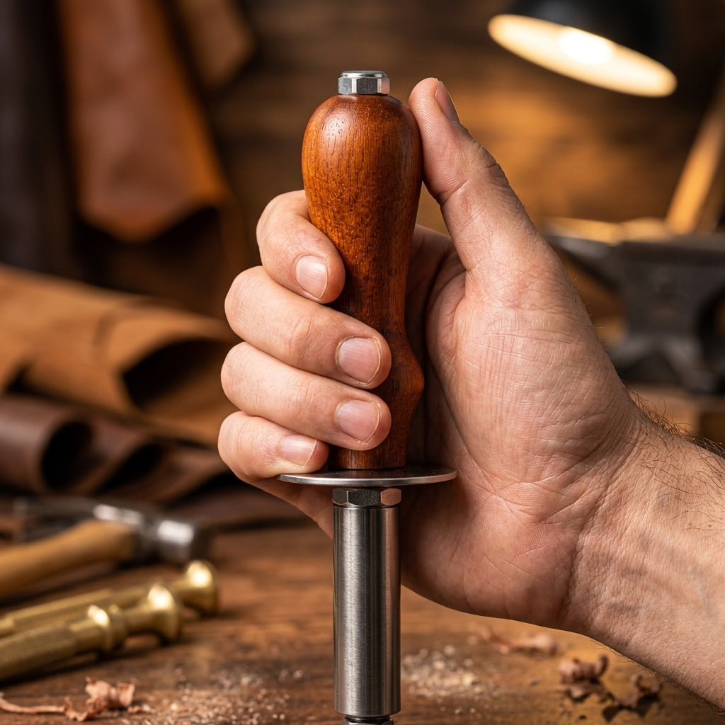 Glutstempel Holzgriff M6 – Ergonomische Handhabung und effektiver Hitzeschutz für sicheres Branden